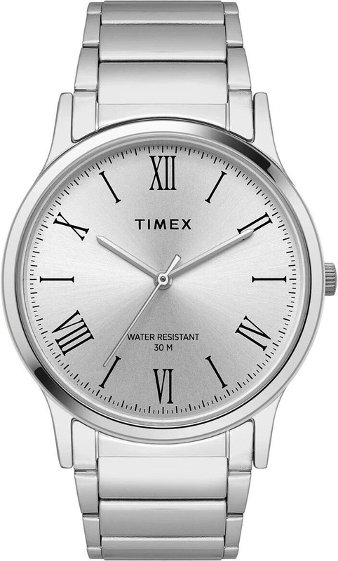 TIMEX TW00ZR347 Silver Dial Stainless Steel Analog Watch - For Men