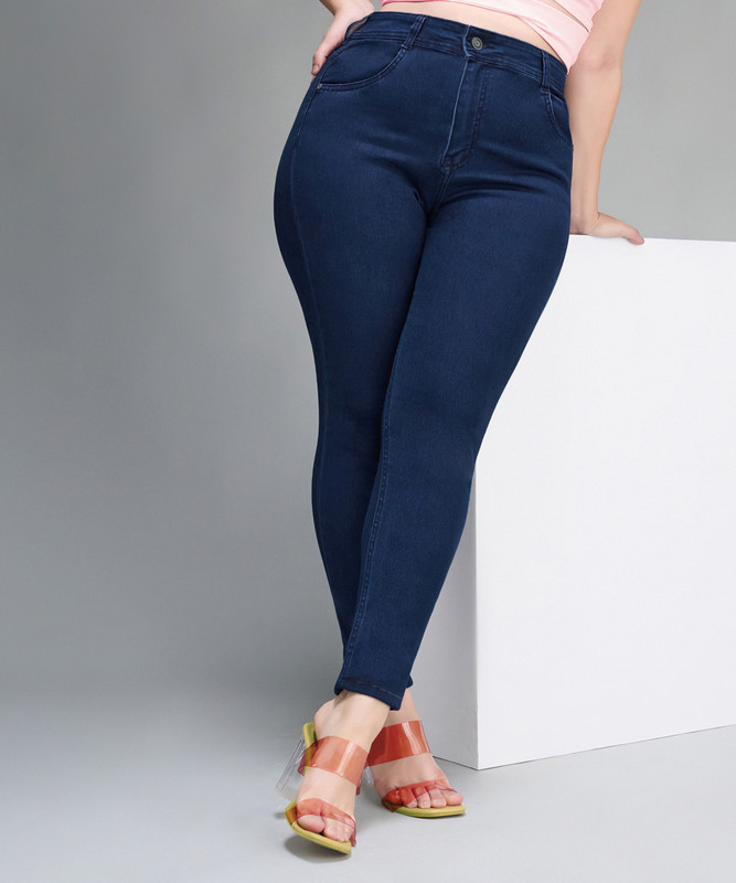 Miss Chase Skinny Women Dark Blue Jeans