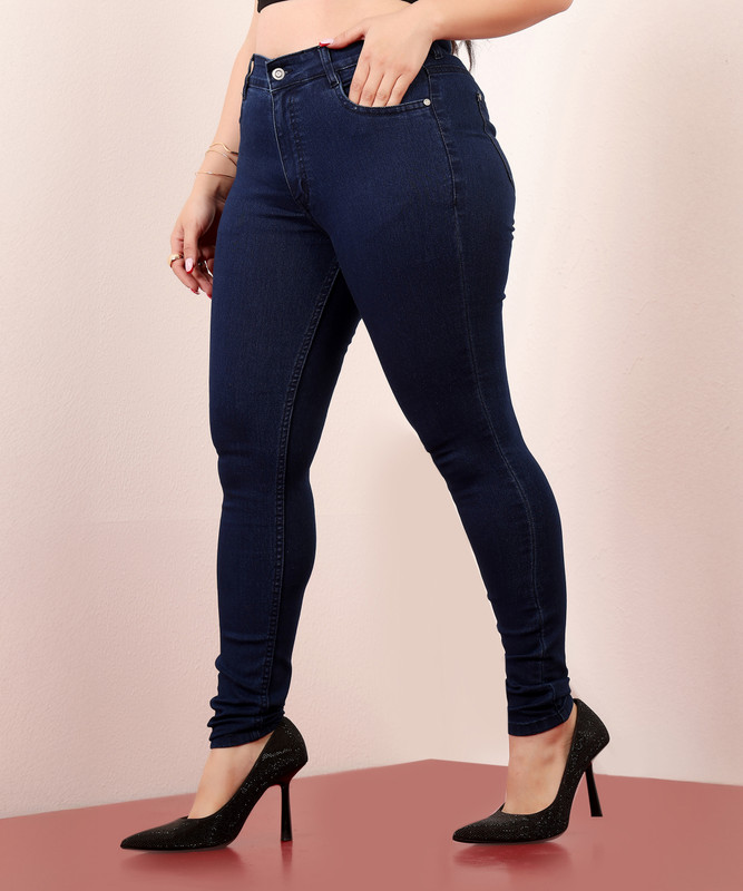 Miss Chase Skinny Women Dark Blue Jeans