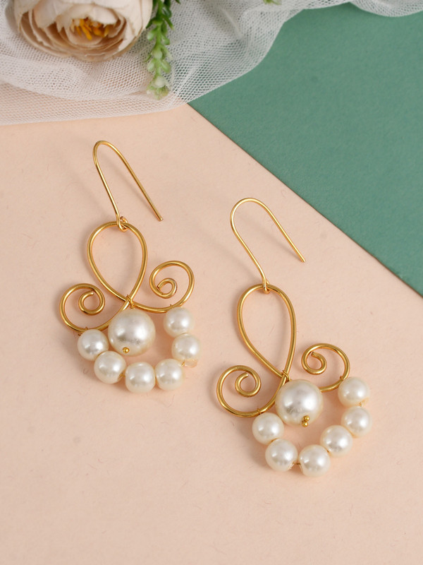 Silvermerc Designs Earrings Brass Drops & Danglers